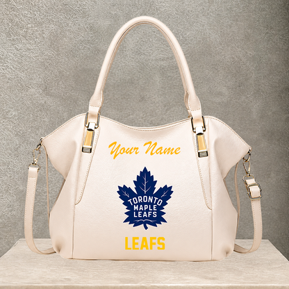 LIMITED EDITION - NEW CUSTOMIZED NHL23 TML TORONTO MAPLE LEAFS SHOULDER HANDBAG