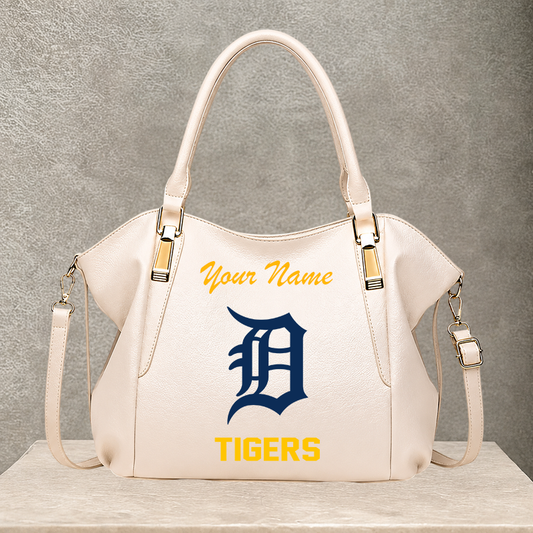 LIMITED EDITION - NEW CUSTOMIZED MLB16 DTS DETROIT TIGERS SHOULDER HANDBAG