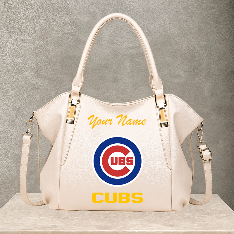 LIMITED EDITION - NEW CUSTOMIZED MLB04 CCS CHICAGO CUBS SHOULDER HANDBAG