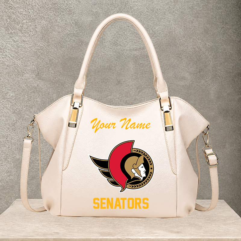 LIMITED EDITION - NEW CUSTOMIZED NHL29 OSN OTTAWA SENATORS SHOULDER HANDBAG