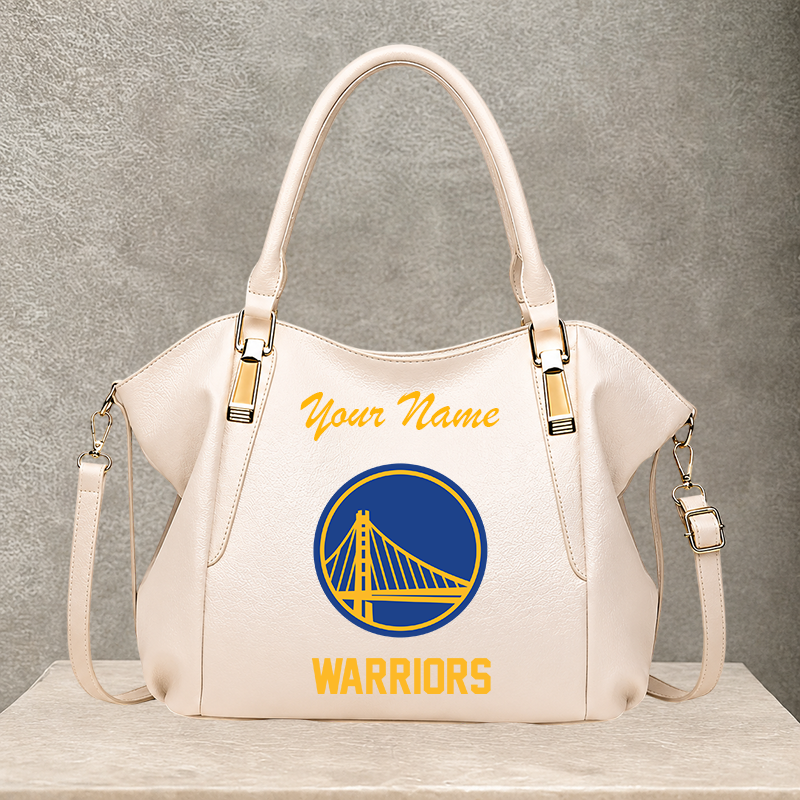 LIMITED EDITION - NEW CUSTOMIZED NBA12 GSW GOLDEN STATE WARRIORS SHOULDER HANDBAG