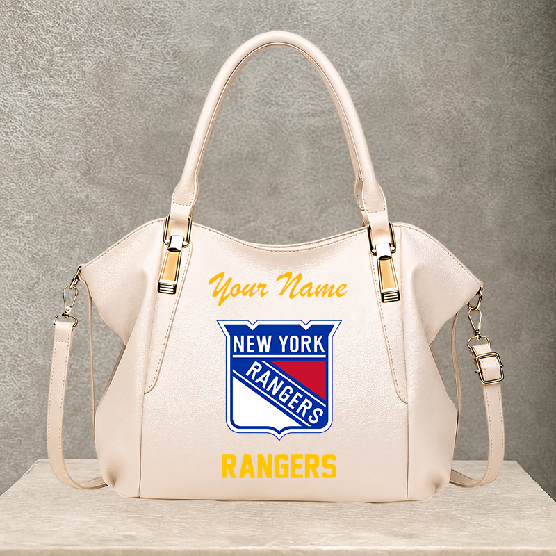 LIMITED EDITION - NEW CUSTOMIZED NHL24 NYR NEW YORK RANGERS SHOULDER HANDBAG