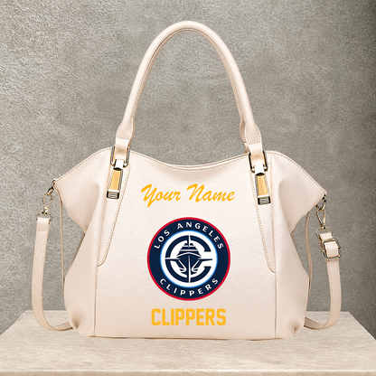 LIMITED EDITION - NEW CUSTOMIZED NBA10 LCL LOS ANGELES CLIPPERS SHOULDER HANDBAG