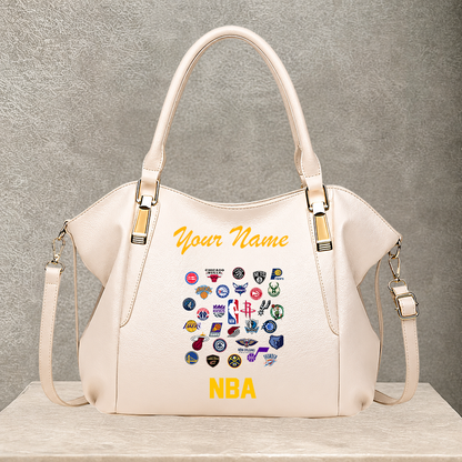 LIMITED EDITION - NEW CUSTOMIZED NBA32 NBA ALL TEAMS SHOULDER HANDBAG