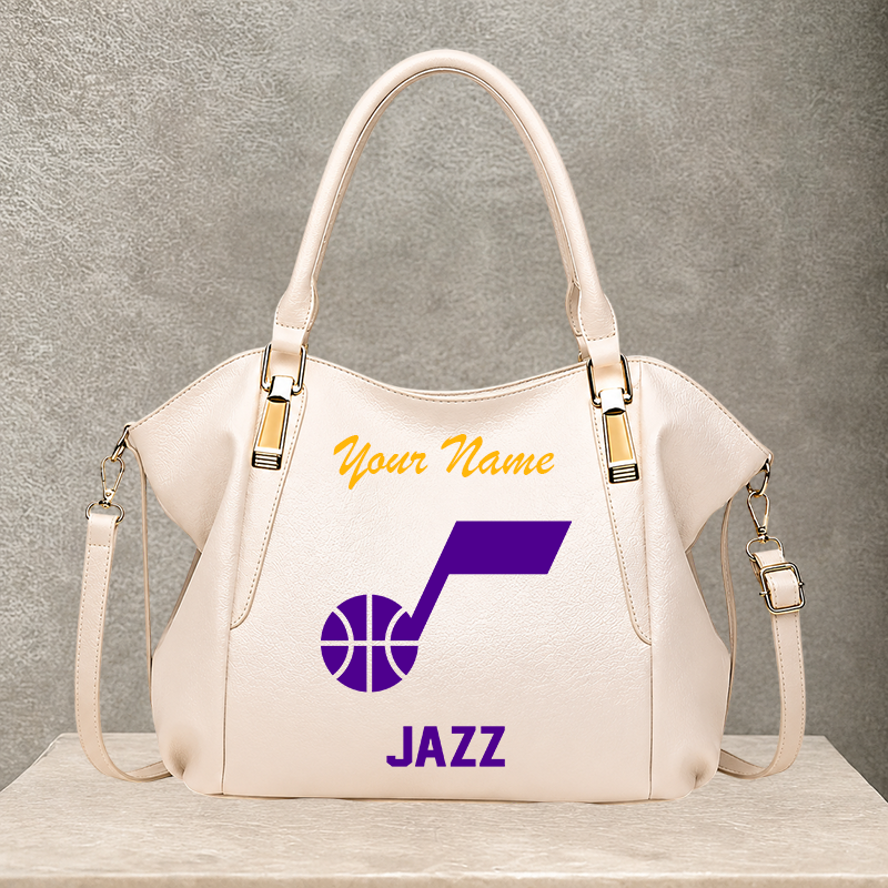 LIMITED EDITION - NEW CUSTOMIZED NBA29 UJZ UTAH JAZZ SHOULDER HANDBAG