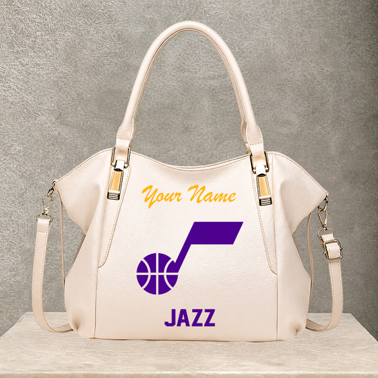 LIMITED EDITION - NEW CUSTOMIZED NBA29 UJZ UTAH JAZZ SHOULDER HANDBAG