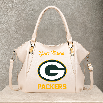 LIMITED EDITION - NEW CUSTOMIZED NFL08 GBP GREEN BAY PACKERS SHOULDER HANDBAG