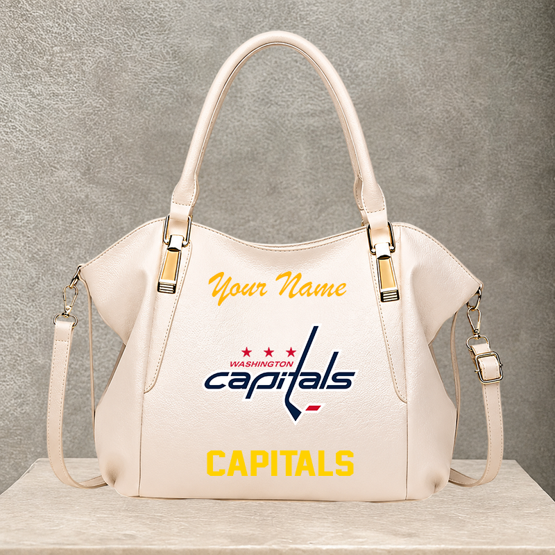 LIMITED EDITION - NEW CUSTOMIZED NHL10 WCP WASHINGTON CAPITALS SHOULDER HANDBAG