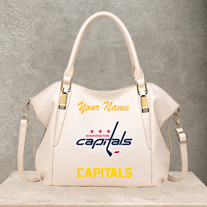 LIMITED EDITION - NEW CUSTOMIZED NHL10 WCP WASHINGTON CAPITALS SHOULDER HANDBAG
