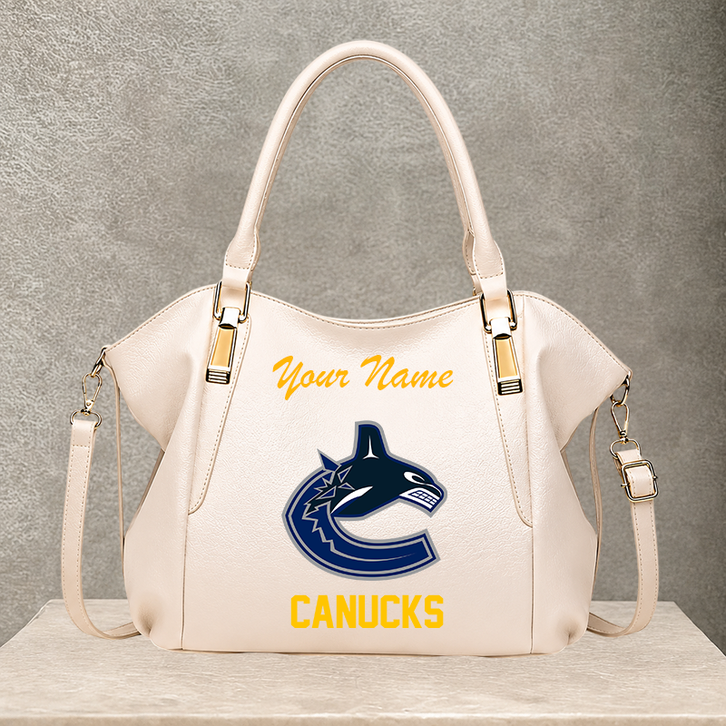 LIMITED EDITION - NEW CUSTOMIZED NHL19 VCC VANCOUVER CANUCKS SHOULDER HANDBAG