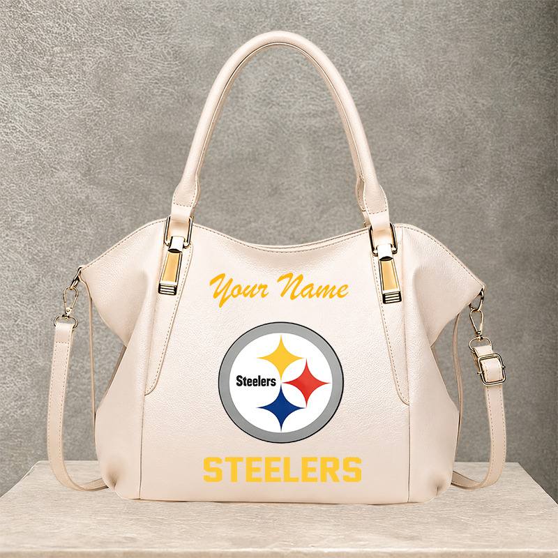 LIMITED EDITION - NEW CUSTOMIZED NFL14 PSB PITTSBURGH STEELERS SHOULDER HANDBAG