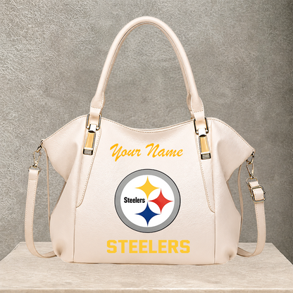 LIMITED EDITION - NEW CUSTOMIZED NFL14 PSB PITTSBURGH STEELERS SHOULDER HANDBAG