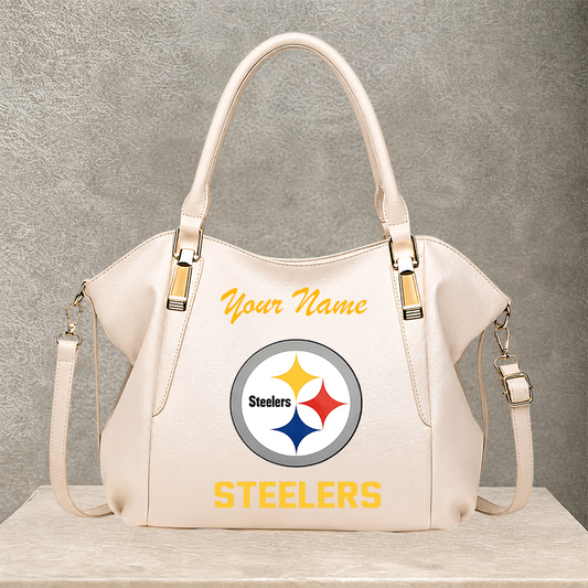 LIMITED EDITION - NEW CUSTOMIZED NFL14 PSB PITTSBURGH STEELERS SHOULDER HANDBAG