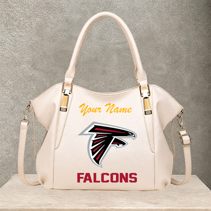 LIMITED EDITION - NEW CUSTOMIZED NFL18 ATF ATLANTA FALCONS SHOULDER HANDBAG