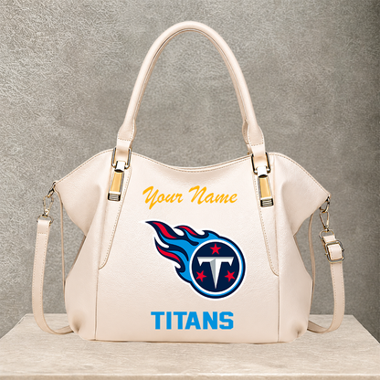 LIMITED EDITION - NEW CUSTOMIZED NFL31 TST TENNESSEE TITANS SHOULDER HANDBAG