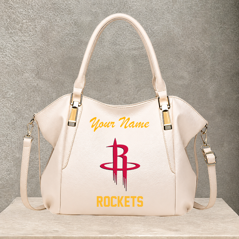 LIMITED EDITION - NEW CUSTOMIZED NBA07 HRO HOUSTON ROCKETS SHOULDER HANDBAG