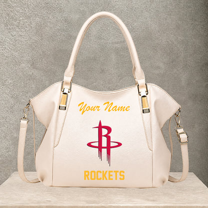 LIMITED EDITION - NEW CUSTOMIZED NBA07 HRO HOUSTON ROCKETS SHOULDER HANDBAG