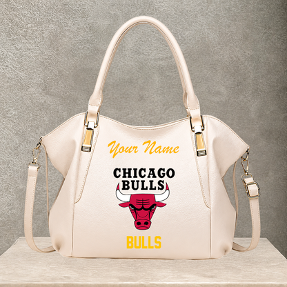 LIMITED EDITION - NEW CUSTOMIZED NBA19 CBU CHICAGO BULLS SHOULDER HANDBAG