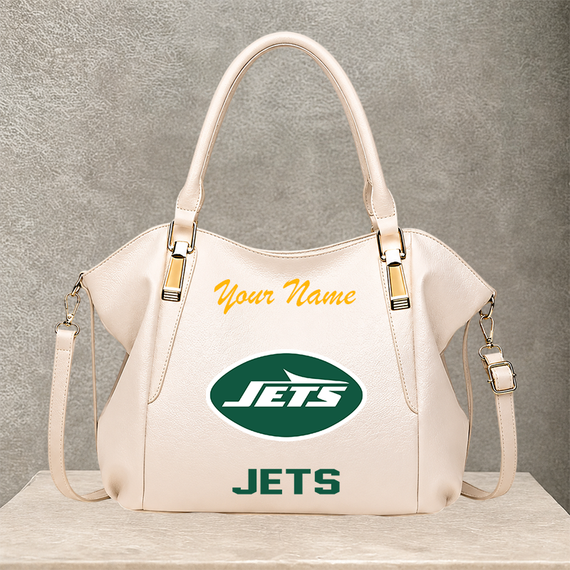 LIMITED EDITION - NEW CUSTOMIZED NFL25 NYJ NEW YORK JETS SHOULDER HANDBAG