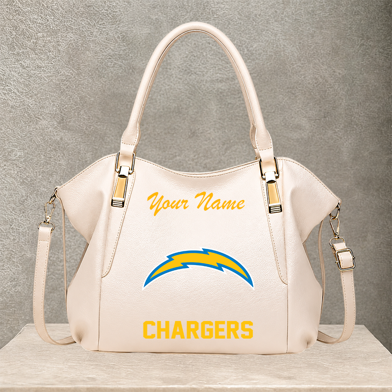 LIMITED EDITION - NEW CUSTOMIZED NFL09 LAC LOS ANGELES CHARGERS SHOULDER HANDBAG