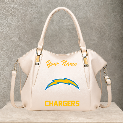 LIMITED EDITION - NEW CUSTOMIZED NFL09 LAC LOS ANGELES CHARGERS SHOULDER HANDBAG