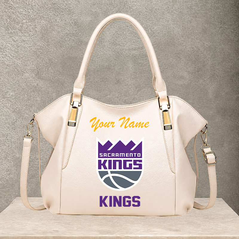 LIMITED EDITION - NEW CUSTOMIZED NBA16 SKI SACRAMENTO KINGS SHOULDER HANDBAG