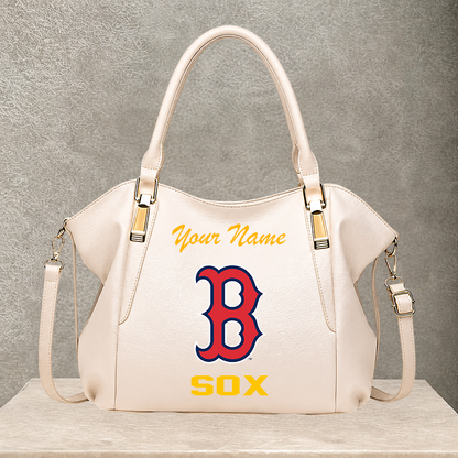 LIMITED EDITION - NEW CUSTOMIZED MLB03 BRS BOSTON RED SOXSHOULDER HANDBAG