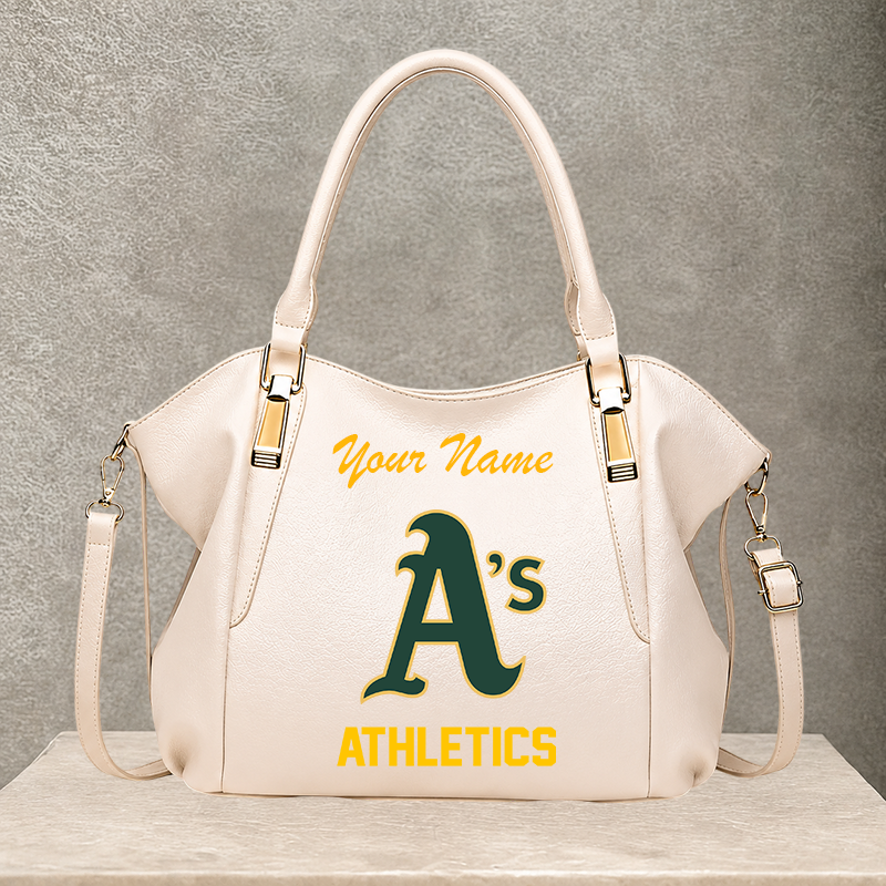 LIMITED EDITION - NEW CUSTOMIZED MLB23 OAS OAKLAND ATHLETICS SHOULDER HANDBAG