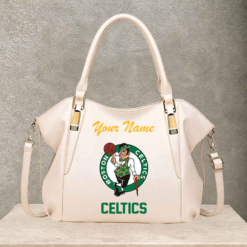 LIMITED EDITION - NEW CUSTOMIZED NBA03 BCE BOSTON CELTICS SHOULDER HANDBAG
