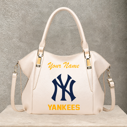 LIMITED EDITION - NEW CUSTOMIZED MLB01 NYY NEW YORK YANKEES SHOULDER HANDBAG