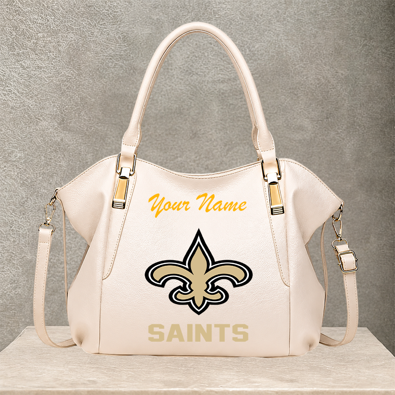 LIMITED EDITION - NEW CUSTOMIZED NFL24 NOS NEW ORLEANS SAINTS SHOULDER HANDBAG