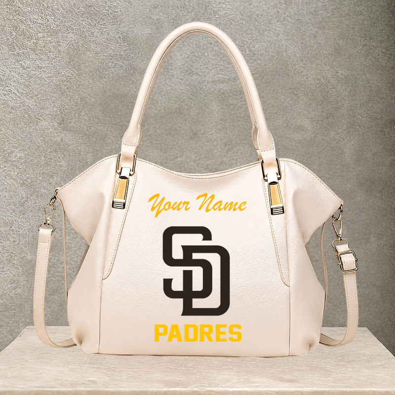 LIMITED EDITION - NEW CUSTOMIZED MLB18 SDP SAN DIEGO PADRES SHOULDER HANDBAG