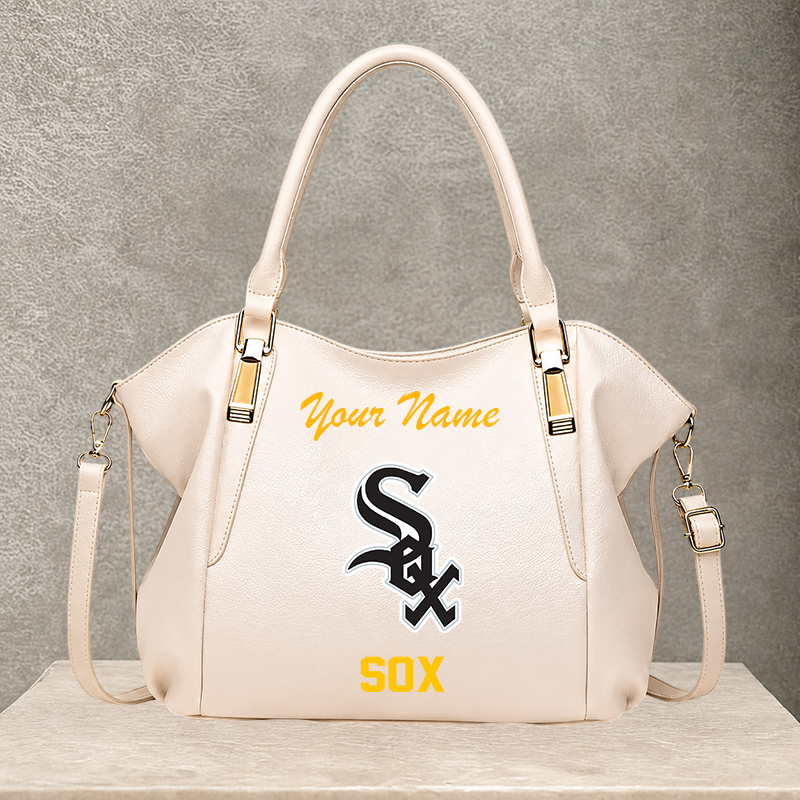LIMITED EDITION - NEW CUSTOMIZED MLB26 CWS CHICAGO WHITE SOX SHOULDER HANDBAG