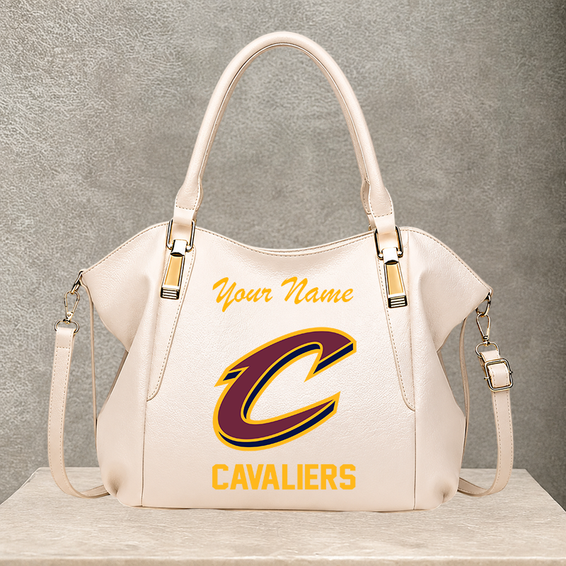 LIMITED EDITION - NEW CUSTOMIZED NBA02 CCA CLEVELAND CAVALIERS SHOULDER HANDBAG