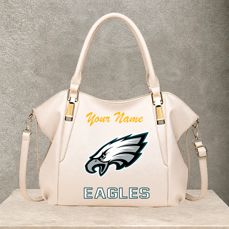 LIMITED EDITION - NEW CUSTOMIZED NFL02 PPE PHILADELPHIA EAGLES SHOULDER HANDBAG