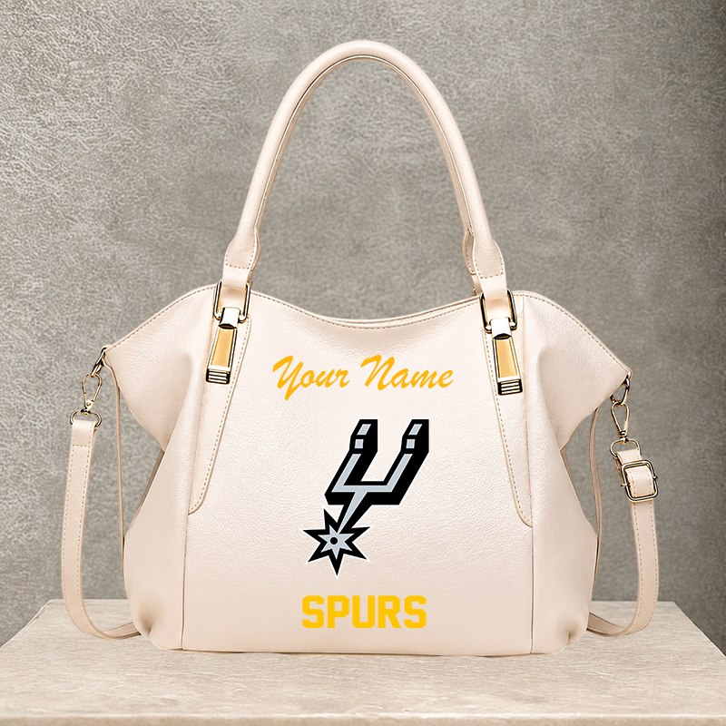 LIMITED EDITION - NEW CUSTOMIZED NBA23 SAS SAN ANTONIO SPURS SHOULDER HANDBAG