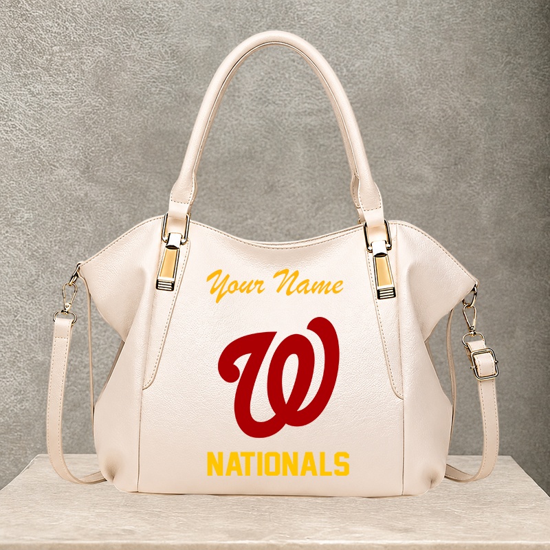 LIMITED EDITION - NEW CUSTOMIZED MLB28 WNS WASHINGTON NATIONALS SHOULDER HANDBAG