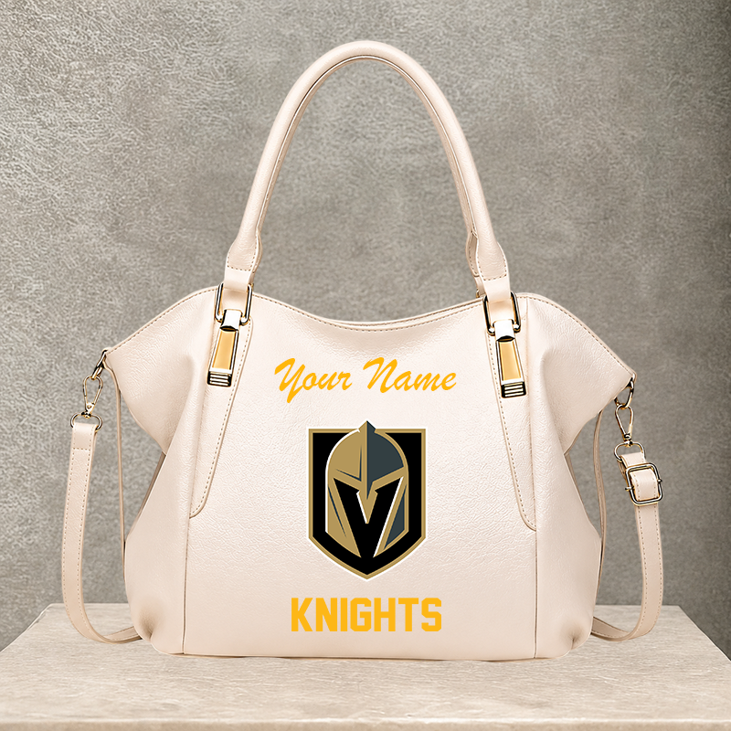 LIMITED EDITION - NEW CUSTOMIZED NHL04 VGK VEGAS GOLDEN KNIGHTS SHOULDER HANDBAG