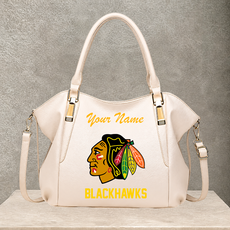 LIMITED EDITION - NEW CUSTOMIZED NHL08 CBH CHICAGO BLACKHAWKS SHOULDER HANDBAG