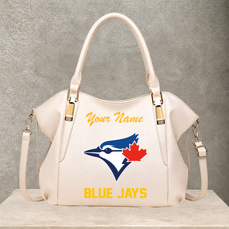 LIMITED EDITION - NEW CUSTOMIZED MLB12 TBJ TORONTO BLUE JAYS SHOULDER HANDBAG
