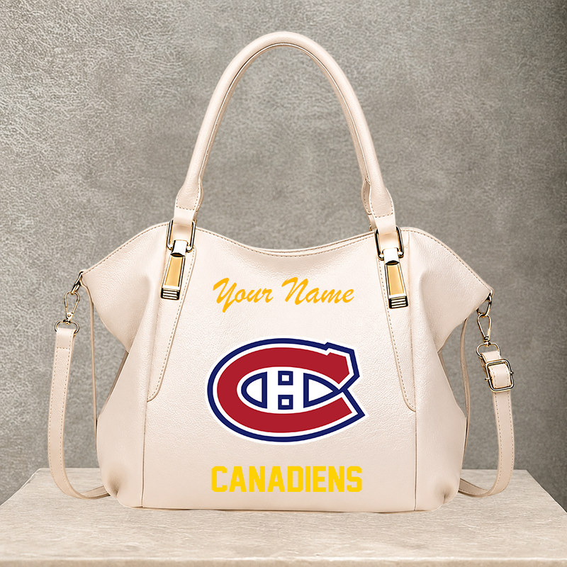 LIMITED EDITION - NEW CUSTOMIZED NHL11 MCD MONTREAL CANADIENS SHOULDER HANDBAG