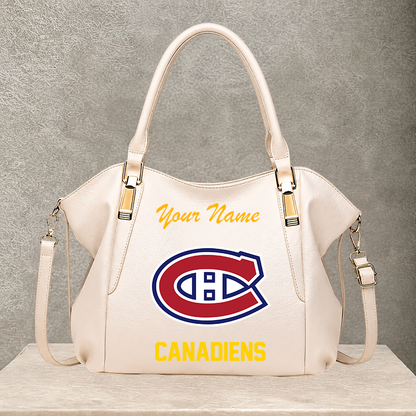 LIMITED EDITION - NEW CUSTOMIZED NHL11 MCD MONTREAL CANADIENS SHOULDER HANDBAG