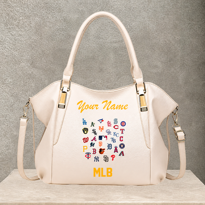 LIMITED EDITION - NEW CUSTOMIZED MLB32 MLB ALL TEAMS SHOULDER HANDBAG