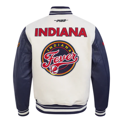 LIMITED EDITION - NEW CUSTOMIZED WNBA06 IDF IN FEVER BASEBALL JACKET, SATIN VARSITY JACKET 01