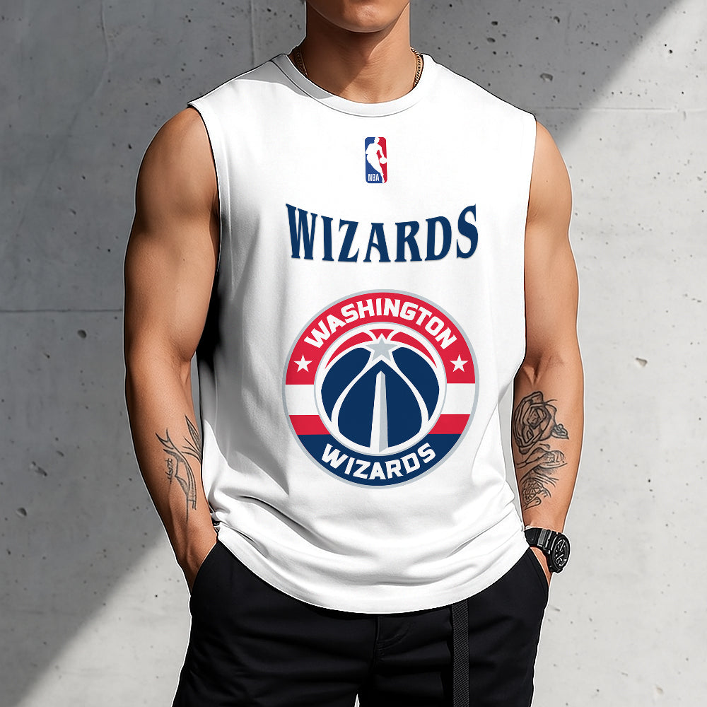 LIMITED EDITION - NEW CUSTOMIZED NBA28 WWI WASHINGTON WIZARDS TANKTOP & GYM SHIRT