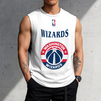 LIMITED EDITION - NEW CUSTOMIZED NBA28 WWI WASHINGTON WIZARDS TANKTOP & GYM SHIRT