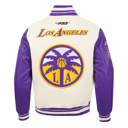 LIMITED EDITION - NEW CUSTOMIZED WNBA08 LAS LA SPARKS BASEBALL JACKET, SATIN VARSITY JACKET 01