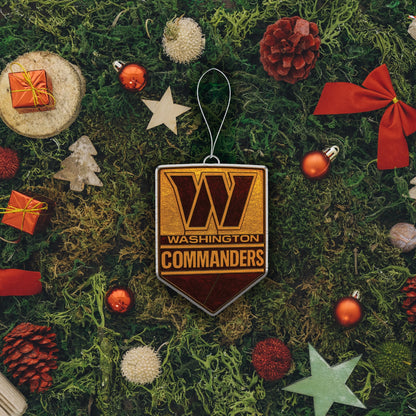 LIMITED EDITION - NEW CUSTOMIZED NFL12 WTC WASHINGTON COMMANDERS ACRYLIC ORNAMENT