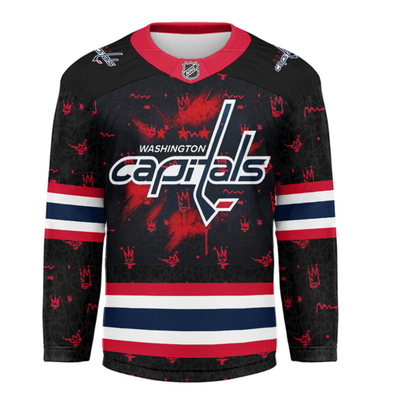 LIMITED EDITION - NEW CUSTOMIZED NHL10 WS CAPITALS UNISEX HOCKEY JERSEY