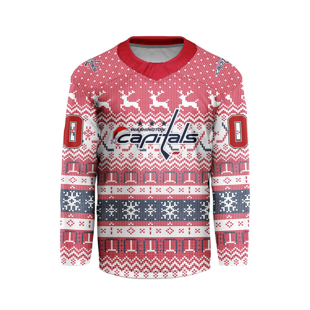 LIMITED EDITION - NEW CUSTOMIZED NHL10 WCP WASHINGTON CAPITALS LONG SLEEVED T-SHIRT